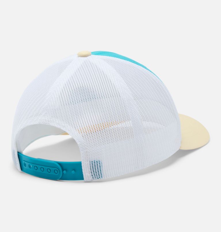 Kids' Columbia Tree Flag Snapback Hat, Color: Geyser, Lemon Wash, White, image 2