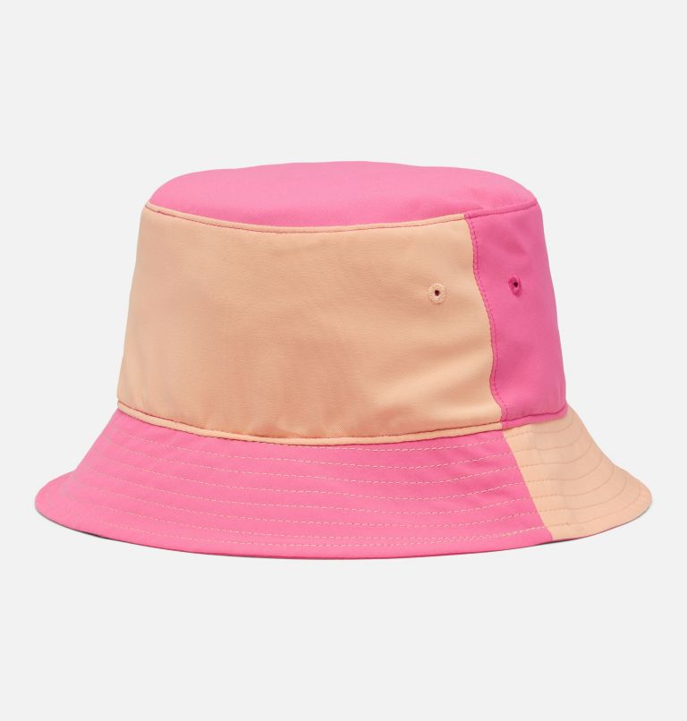 Columbia Youth Bucket Hat | 656 | L/XL, Color: Wild Geranium, Peach, image 2