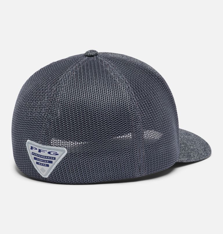 Thumbnail: PFG Statetriot Mesh Ball Cap, Color: Grill Heather, USA Patch, image 2