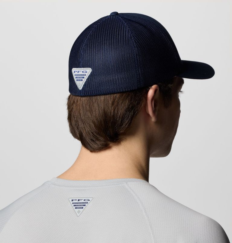 PFG Statetriot Mesh Ball Cap, Color: Collegiate Navy, PFG Pride USA, image 3
