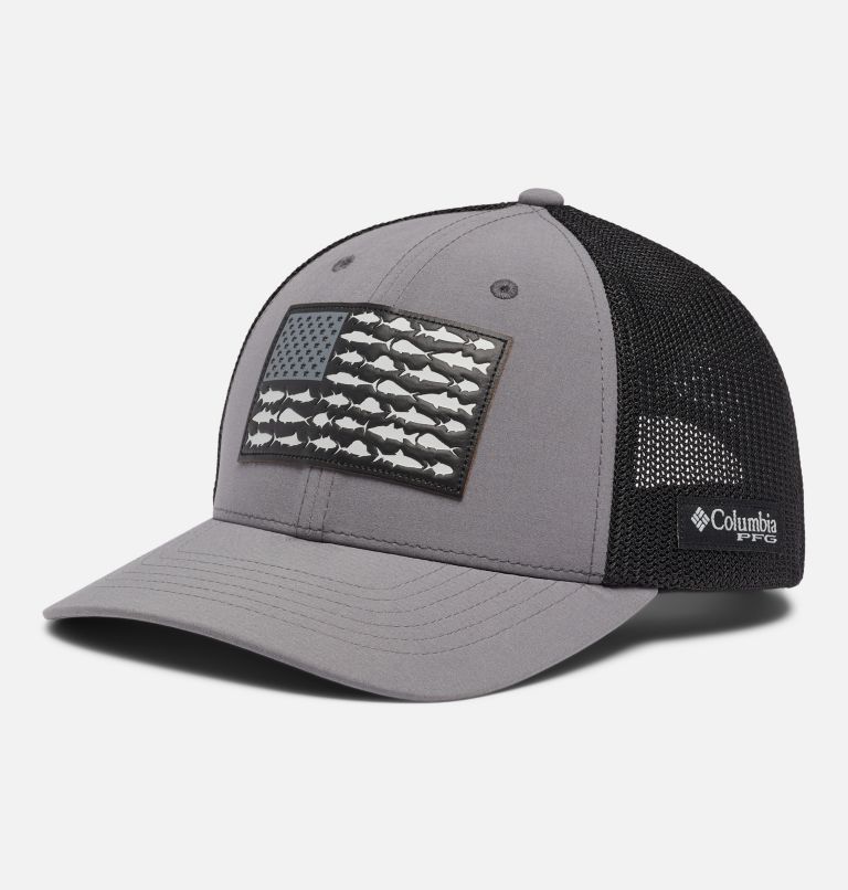 PFG Fish Flag 110 Snap Back | 023 | O/S, Color: City Grey, Black, image 1