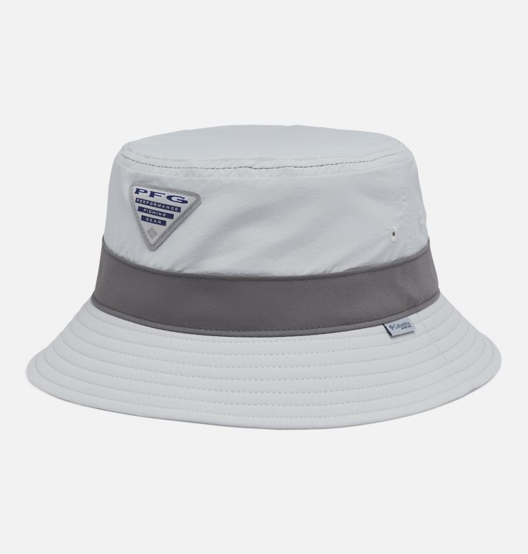 Thumbnail: PFG Slack Tide Bucket Hat, Color: Cool Grey, City Grey, image 1