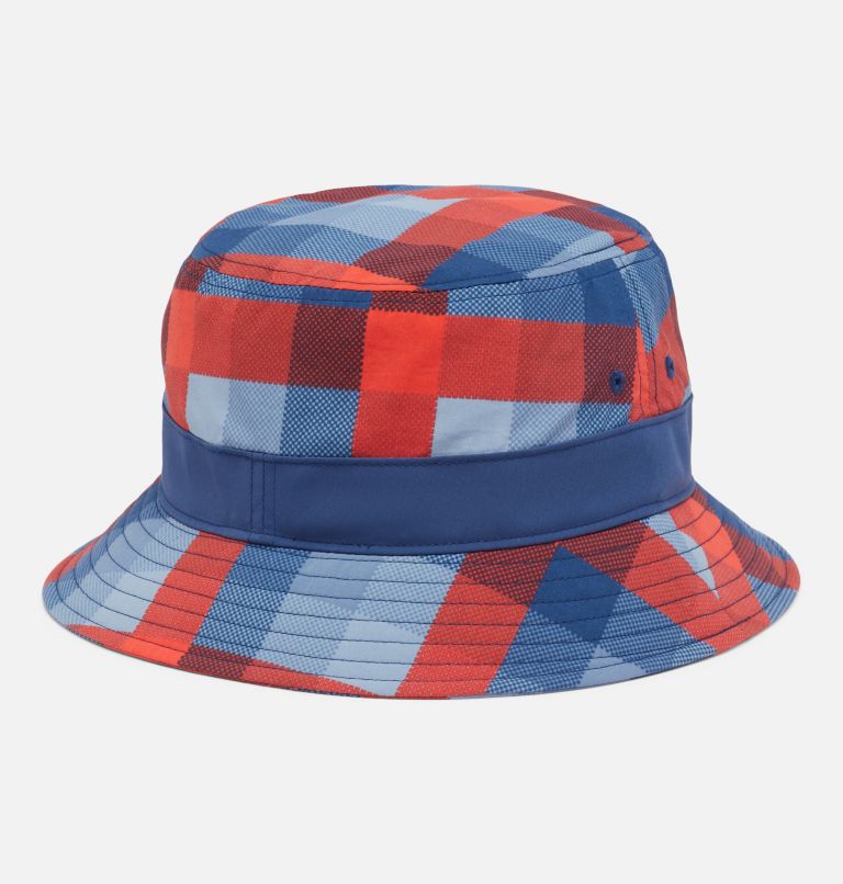 PFG Slack Tide Bucket Hat, Color: Carbon Mid Gingham, Carbon, image 2