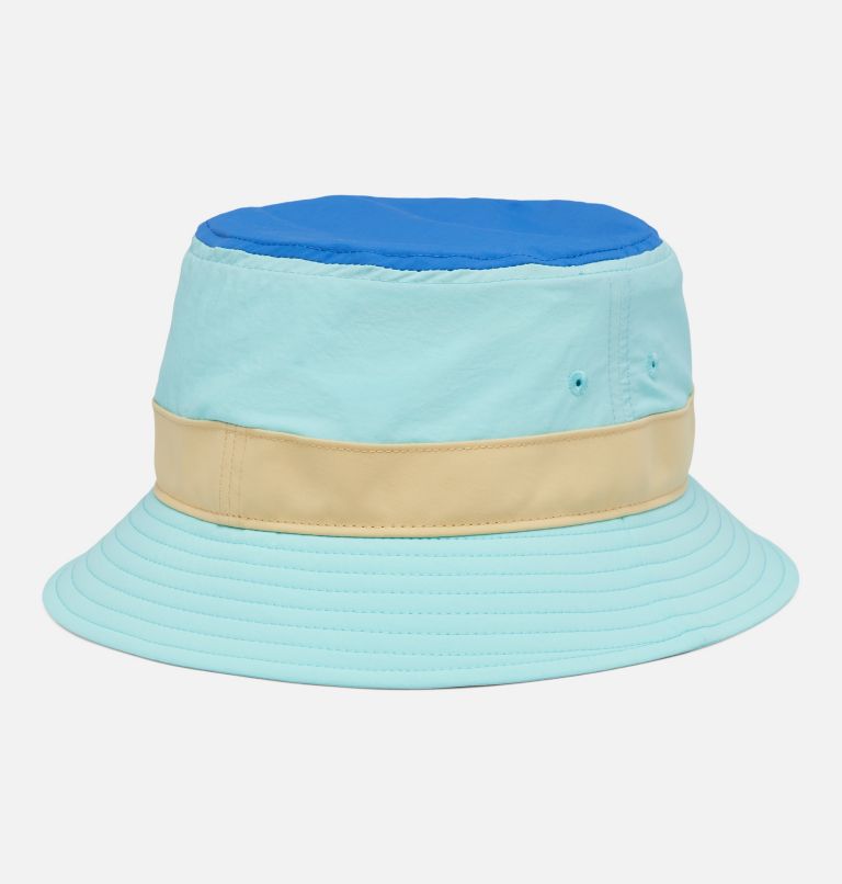 Thumbnail: PFG Slack Tide Bucket Hat, Color: Gulf Stream, Vivid Blue, Cocoa Butter, image 2
