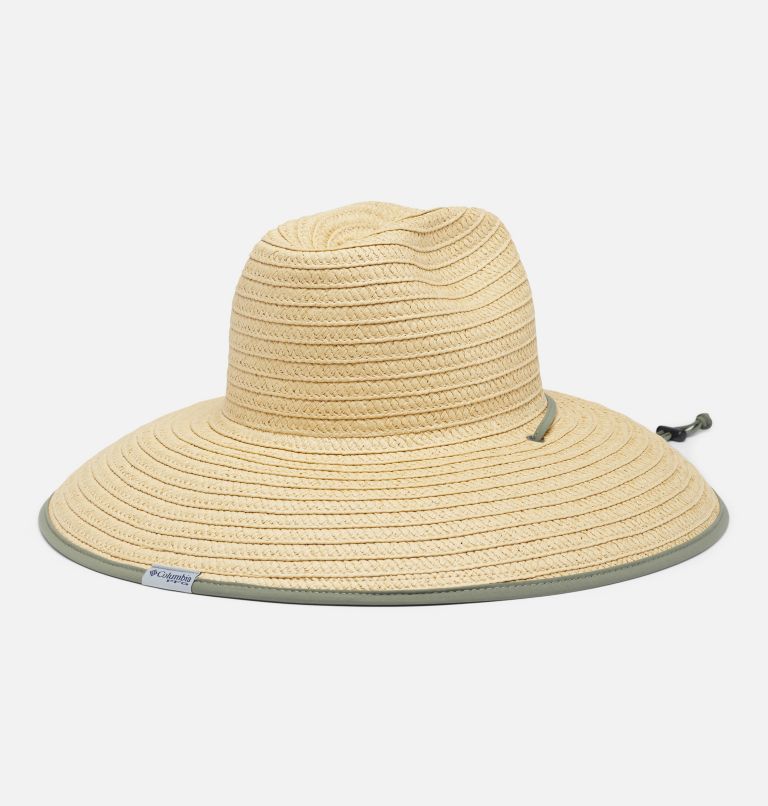 PFG Straw Lifeguard Hat, Color: Straw, PFG Triangle, image 2