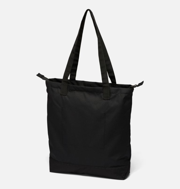 BIG COATING TOTE BAG IN BLACK