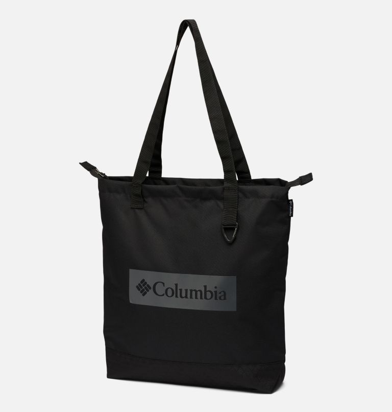 BIG COATING TOTE BAG IN BLACK