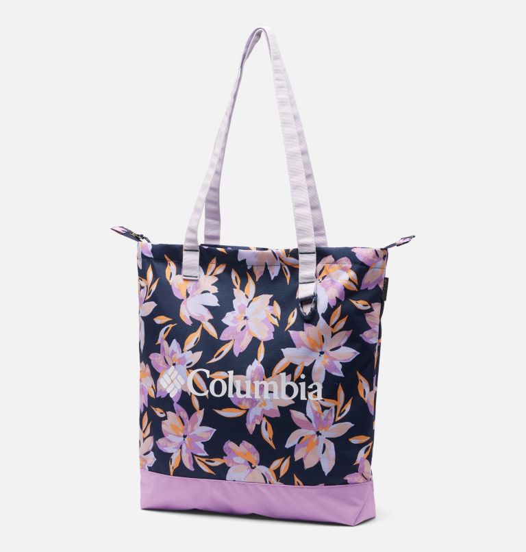 Zigzag Tote, Color: Dark Nocturnal Poinsettia, image 1