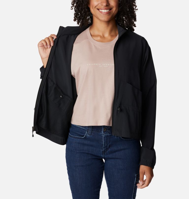 Thumbnail: Women's Boundless Beauty Full Zip Jacket, Color: Black, image 5