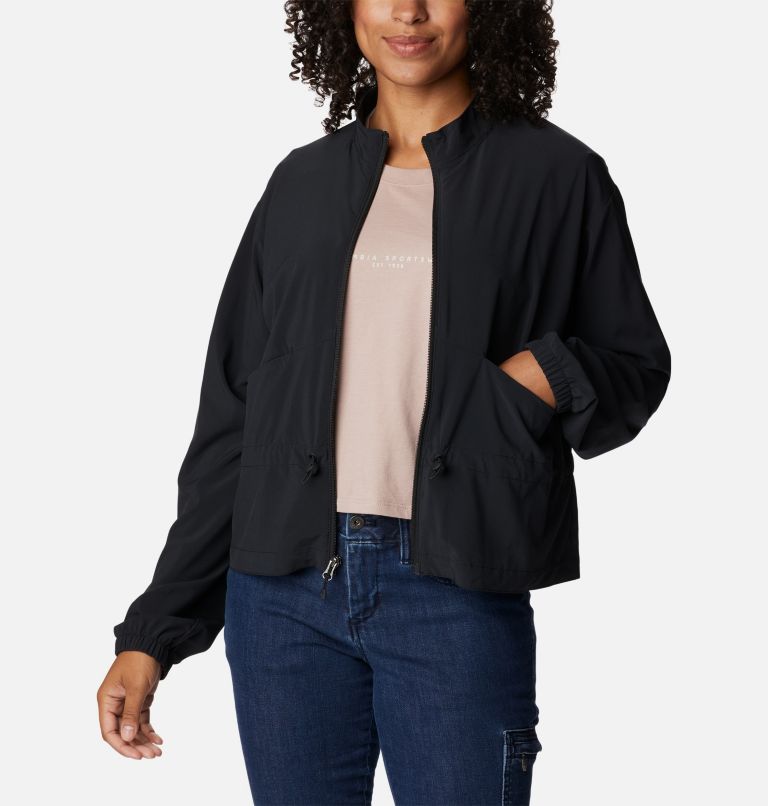 Women's Boundless Beauty Full Zip Jacket, Color: Black, image 6