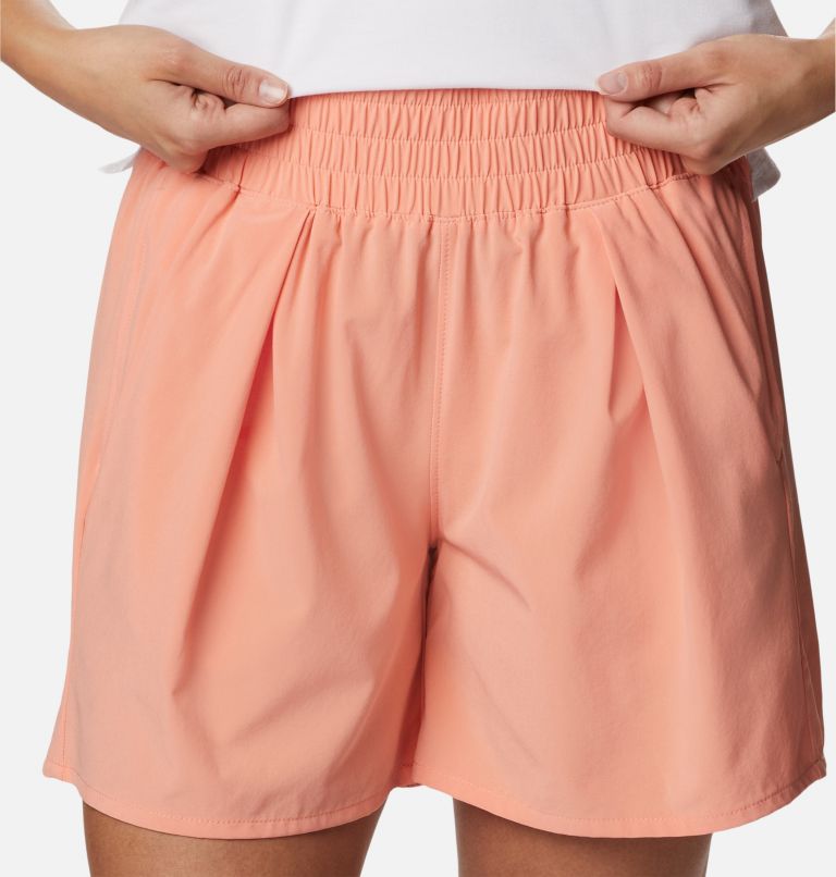Women's Boundless Beauty Shorts, Color: Summer Peach, image 4