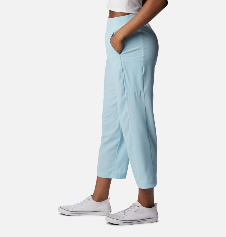 Women's Anytime Flex Capris, Color: Spring Blue, image 3