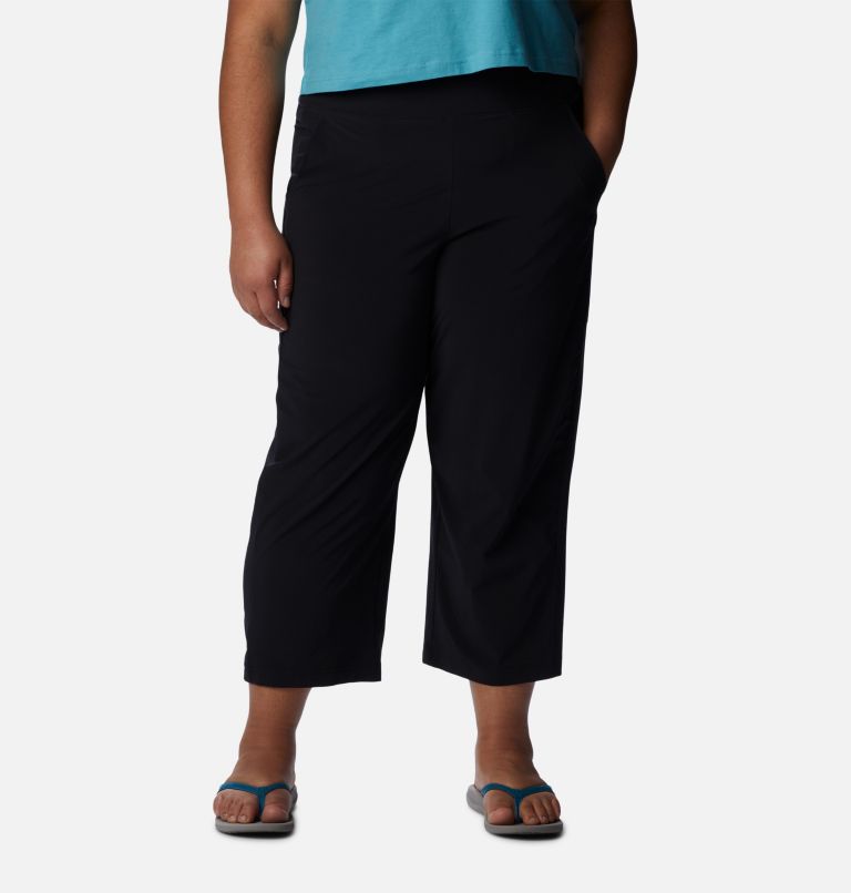Women's Anytime Flex Capris - Plus Size, Color: Black, image 1