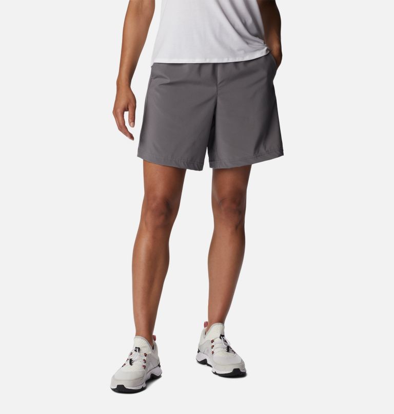 Women's Anytime Flex Shorts, Color: City Grey, image 1