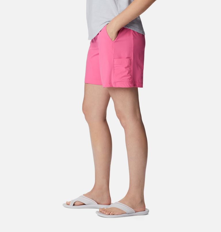Women's Anytime Flex Shorts, Color: Wild Geranium, image 3