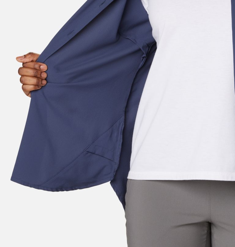 Women's Anytime Lite Long Sleeve Shirt, Color: Nocturnal, image 5