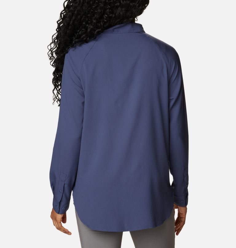 Women's Anytime Lite Long Sleeve Shirt, Color: Nocturnal, image 2