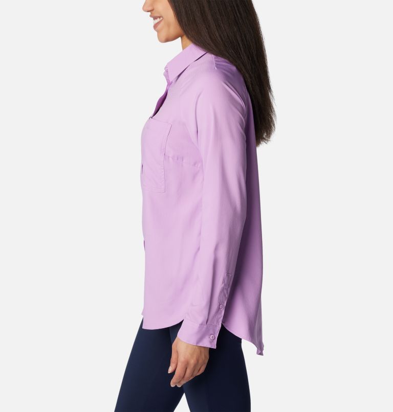 Thumbnail: Women’s Anytime Lite Long Sleeve Shirt, Color: Gumdrop, image 3