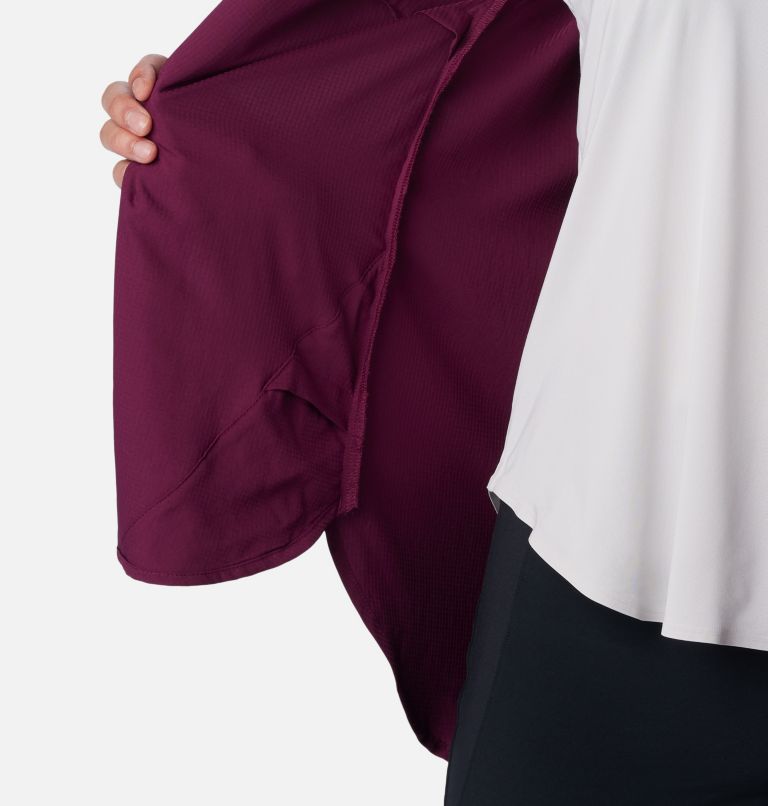 Women’s Anytime Lite Long Sleeve Shirt, Color: Marionberry, image 5