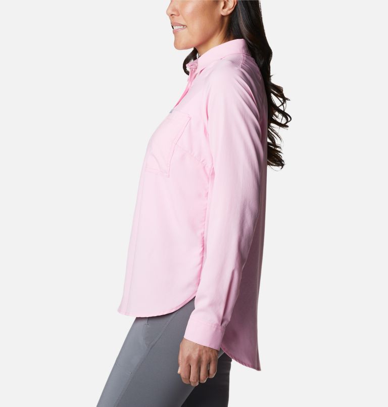 Women’s Anytime Lite Long Sleeve Shirt, Color: Wild Rose, image 3