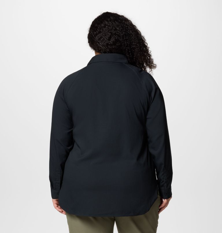 Women’s Anytime Lite Long Sleeve Shirt - Plus Size, Color: Black, image 2