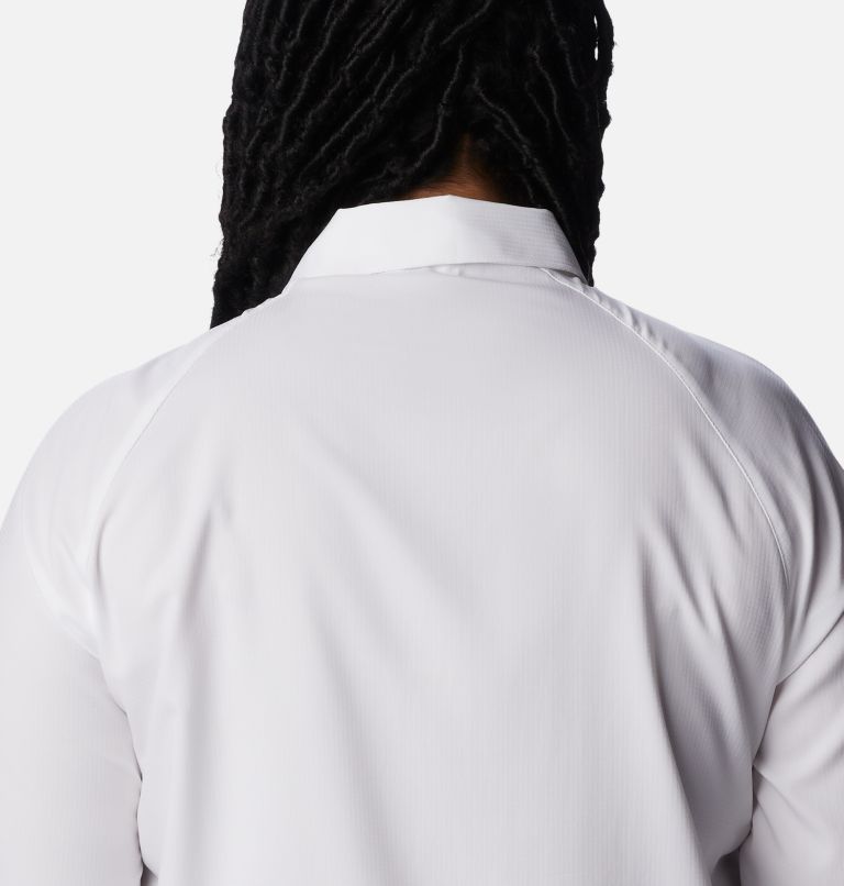 Women’s Anytime Lite Long Sleeve Shirt - Plus Size, Color: White, image 5
