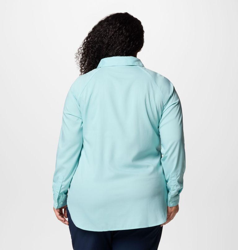 Women’s Anytime Lite Long Sleeve Shirt - Plus Size, Color: Spray, image 2