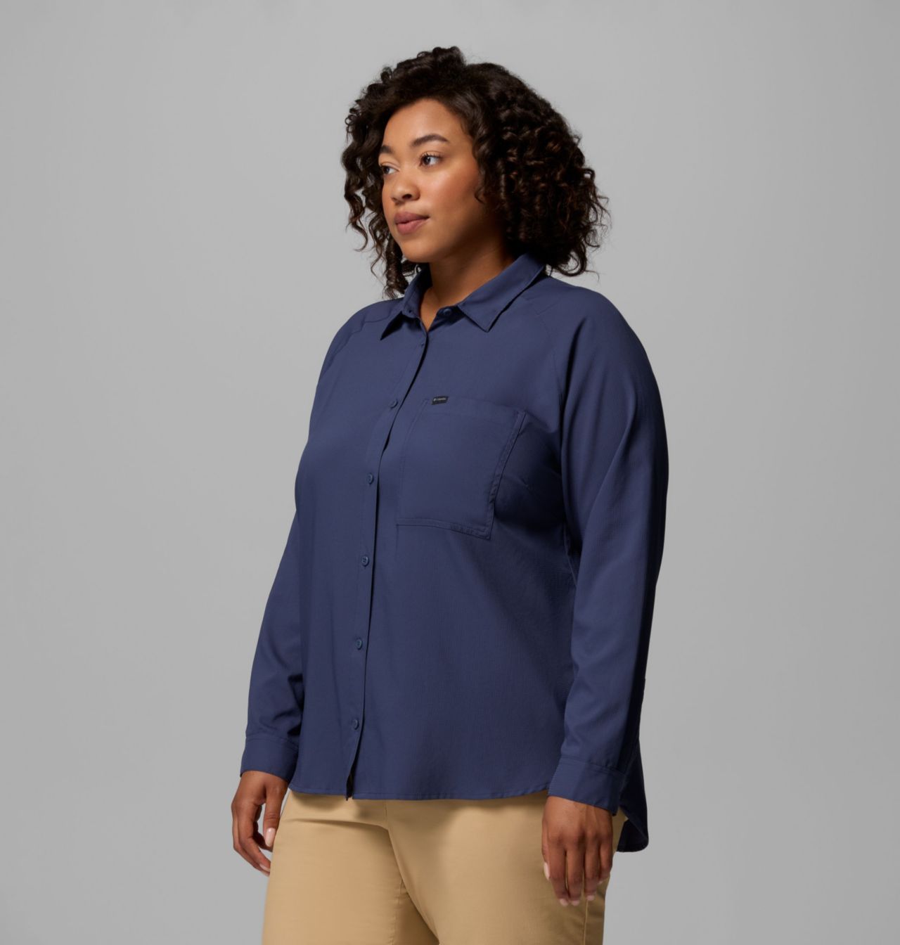 Women’s Anytime Lite™ Long Sleeve Shirt - Plus Size | 466 | 3X 3