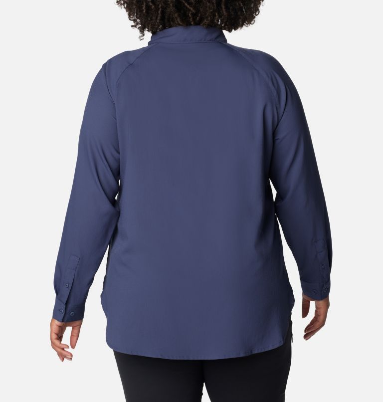 Thumbnail: Women’s Anytime Lite Long Sleeve Shirt - Plus Size, Color: Nocturnal, image 2