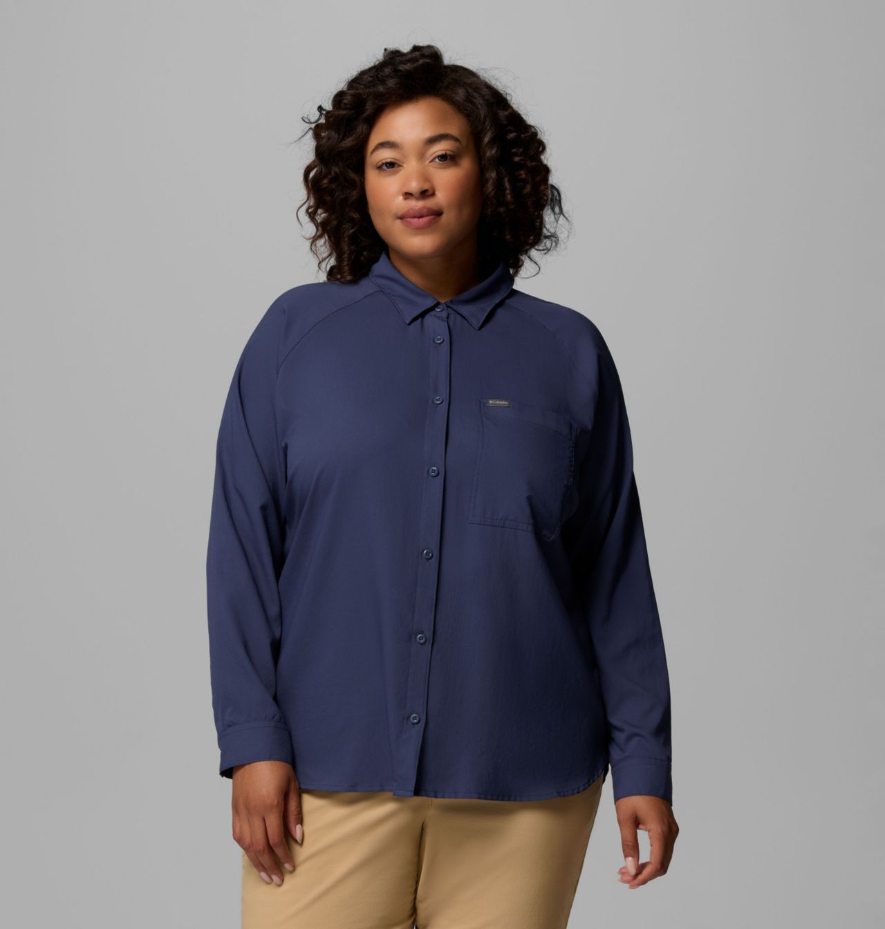 Women’s Anytime Lite™ Long Sleeve Shirt - Plus Size | 466 | 3X 1