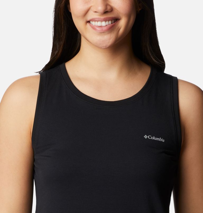 Women's Anytime Knit Tank, Color: Black, image 4