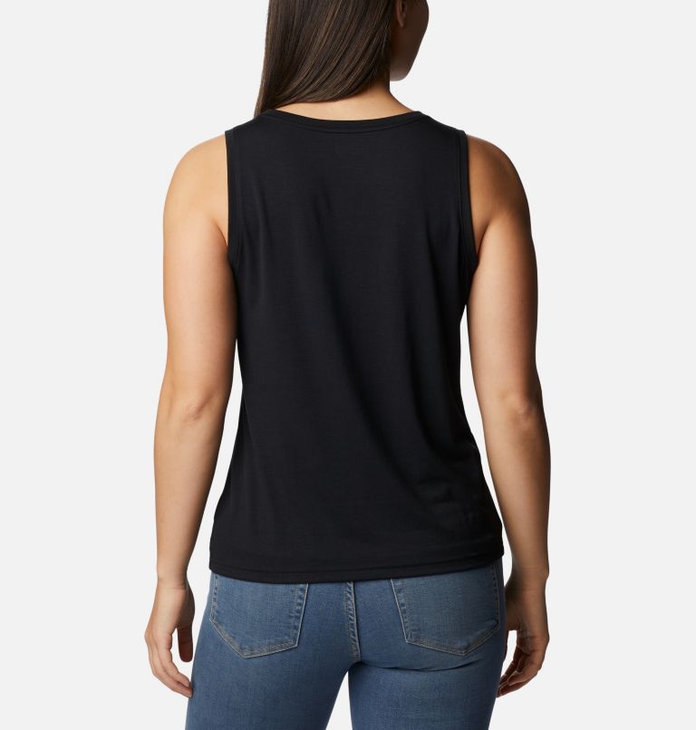 Women's Anytime Knit Tank, Color: Black, image 2