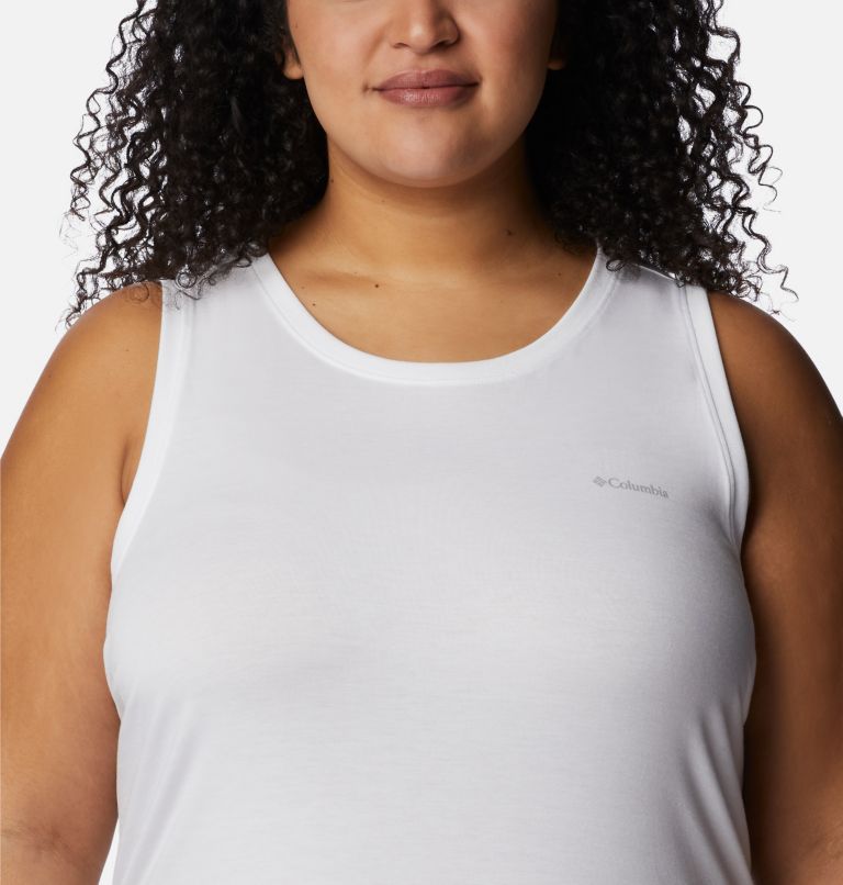 Women's Anytime Knit Tank - Plus Size, Color: White, image 4
