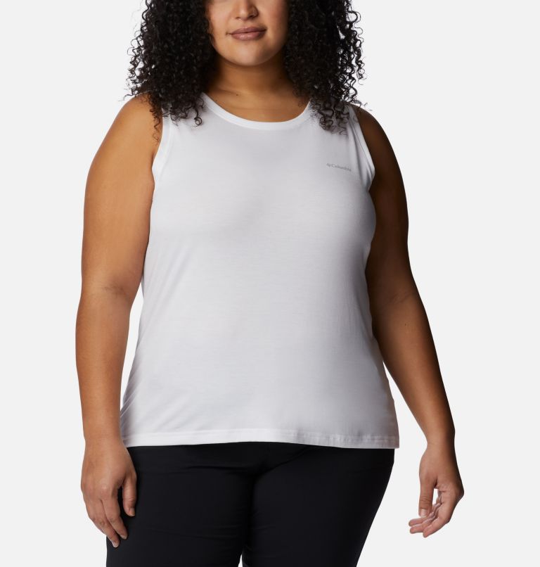 Thumbnail: Débardeur en tricot Anytime Femme - Grandes tailles, Color: White, image 1
