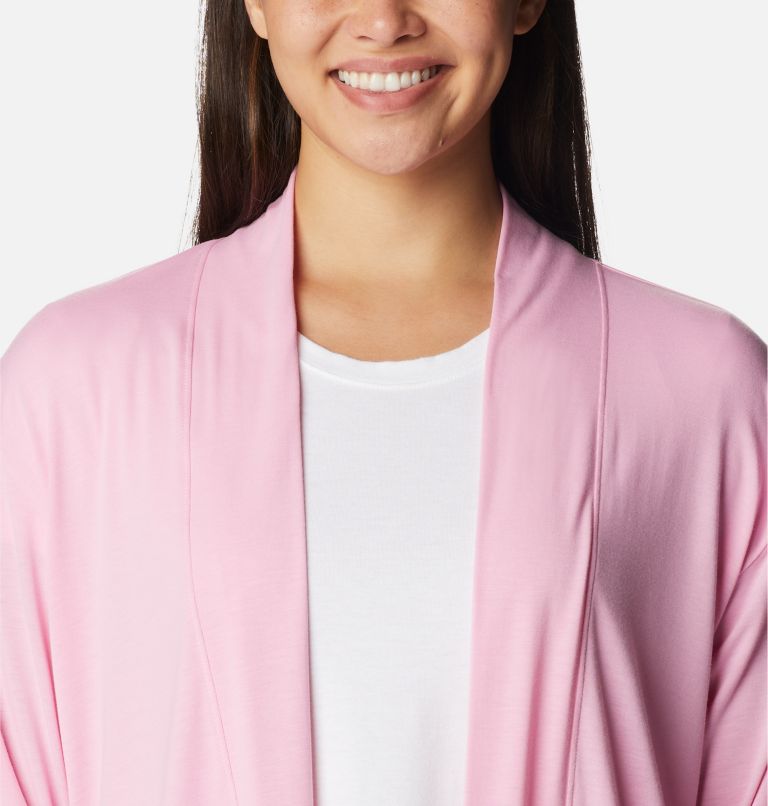Women's Anytime Knit Layering Long Sleeve Shirt, Color: Wild Rose, image 4