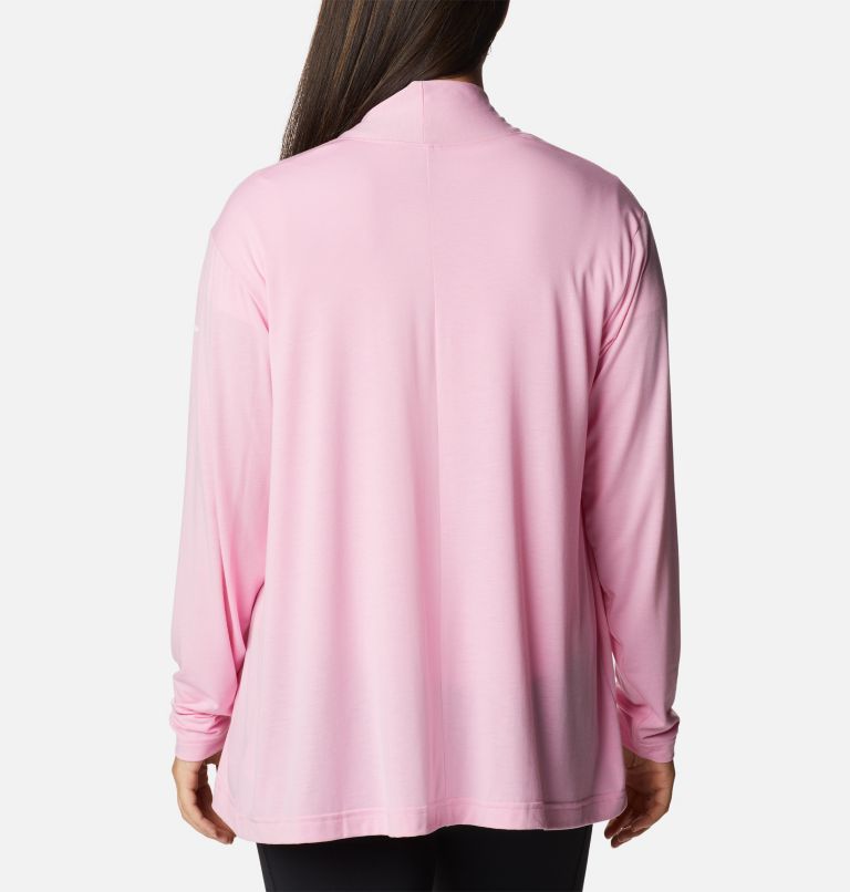 Thumbnail: Women's Anytime Knit Layering Long Sleeve Shirt, Color: Wild Rose, image 2