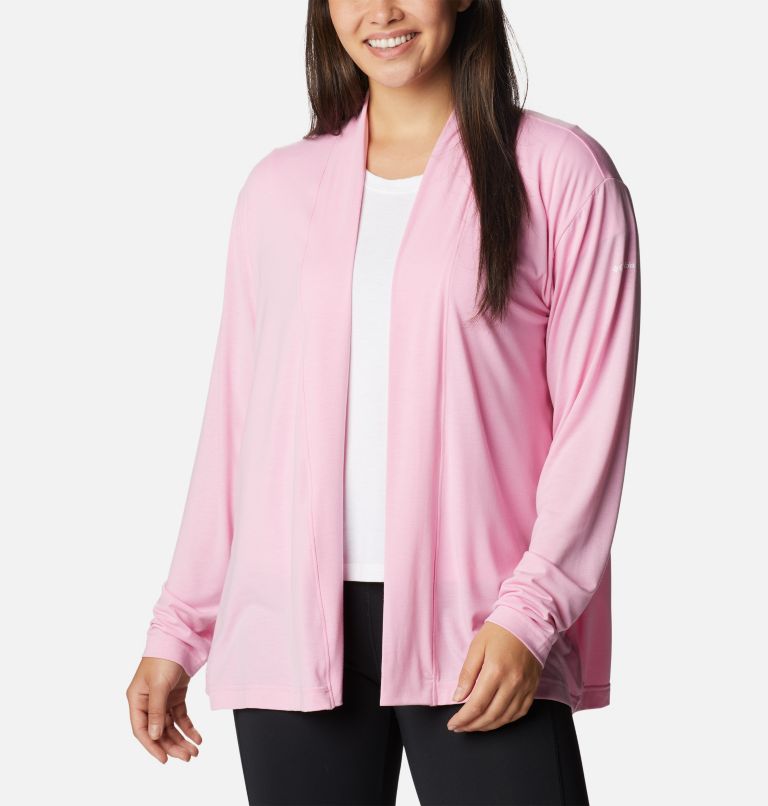 Women's Anytime Knit Layering Long Sleeve Shirt, Color: Wild Rose, image 1