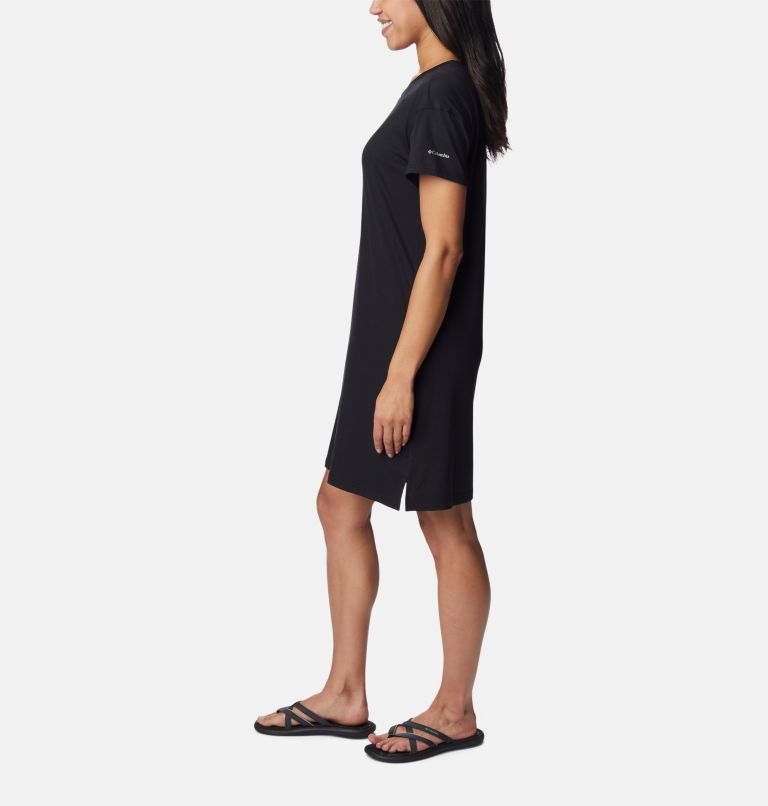 Women's Anytime Knit Tee Dress, Color: Black, image 3