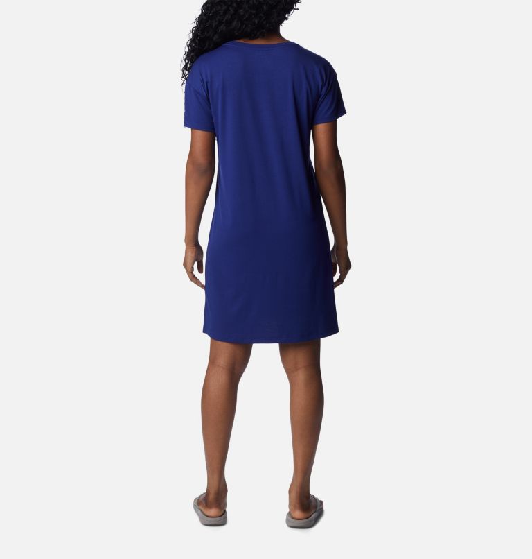 Thumbnail: Women's Anytime Knit Tee Dress, Color: Dark Sapphire, image 2