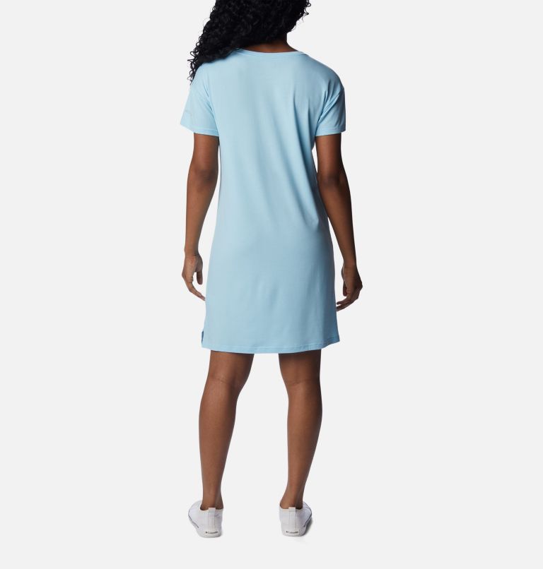 Thumbnail: Women's Anytime Knit Tee Dress, Color: Spring Blue, image 2
