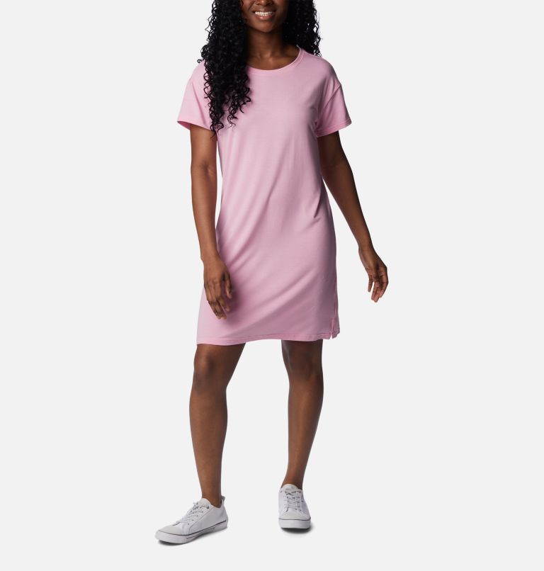 Thumbnail: Women's Anytime Knit Tee Dress, Color: Wild Rose, image 5