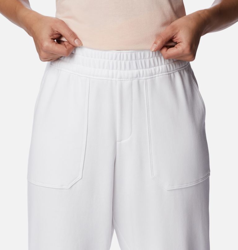 White french terry online joggers