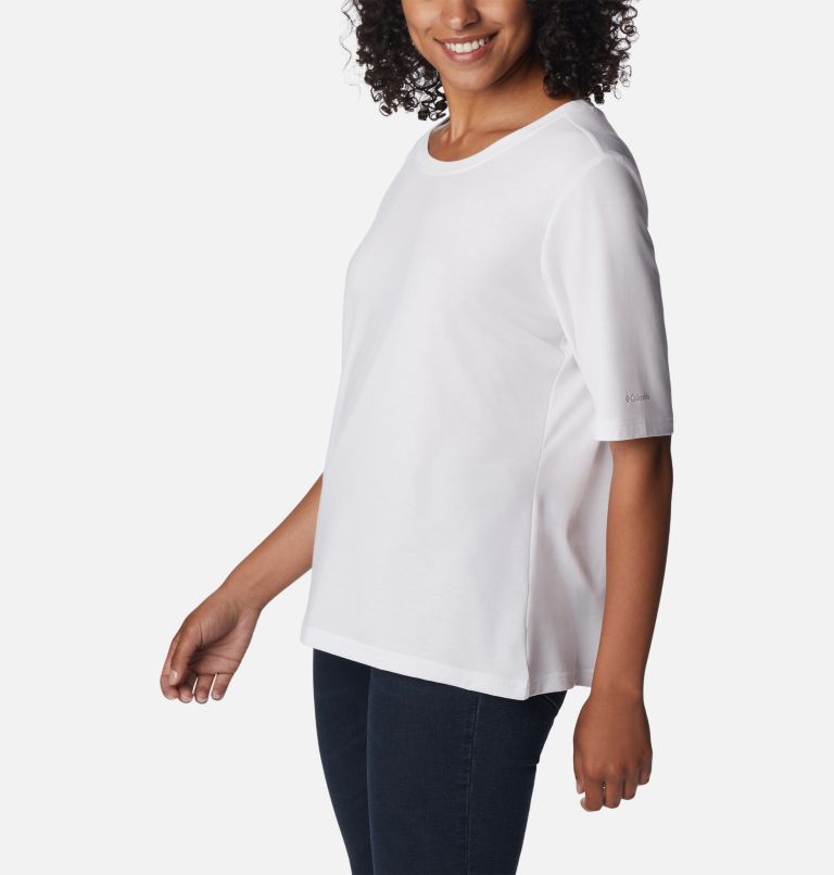 Women's Anytime Knit T-Shirt, Color: White, image 5