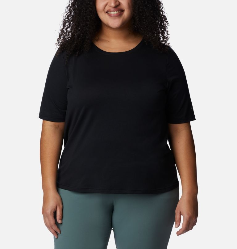 T-shirt en tricot Anytime Femme - Grandes tailles, Color: Black, image 1