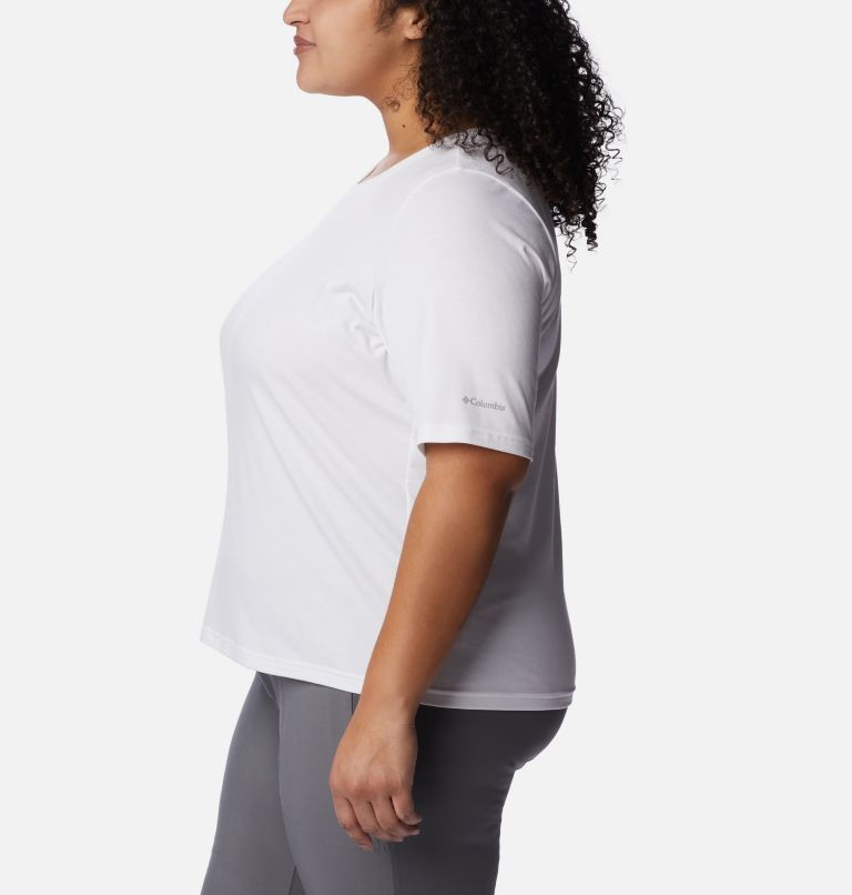Women's Anytime Knit T-Shirt - Plus Size, Color: White, image 3
