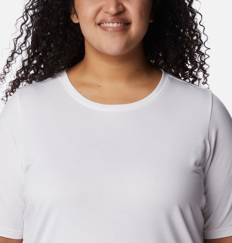 Women's Anytime Knit T-Shirt - Plus Size, Color: White, image 4