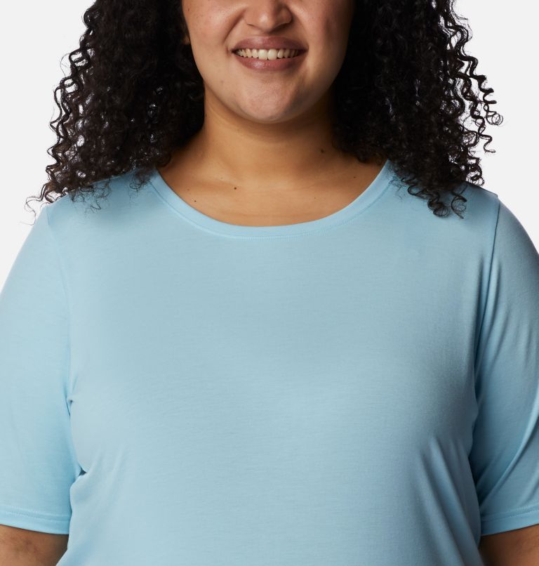 T-shirt en tricot Anytime Femme - Grandes tailles, Color: Spring Blue, image 4