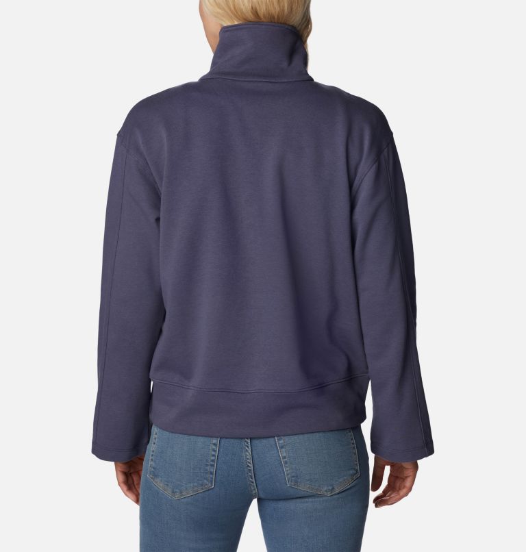 Thumbnail: Columbia Lodge French Terry Pullover | 466 | L, Color: Nocturnal, Dark Nocturnal Logo, image 2