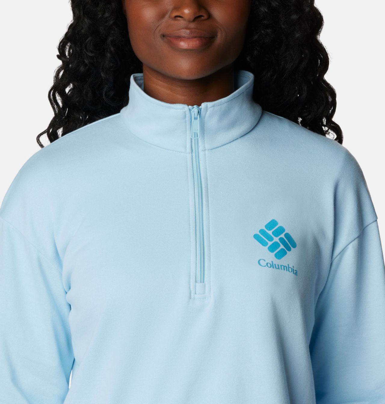 Columbia Logo™ French Terry 1/2 Zip | 490 | XS 3