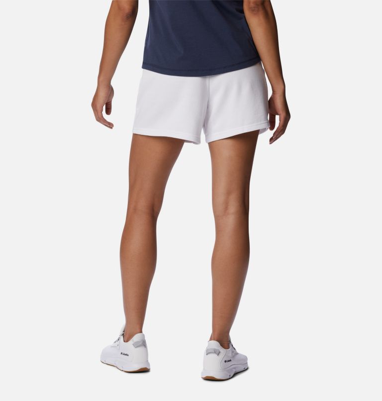 Columbia Logo III French Terry Short | 100 | XL, Color: White, Black Logo, image 2